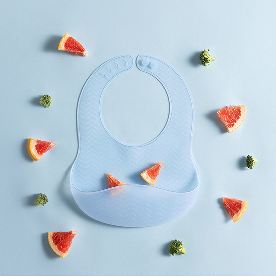 1pc BabySilicone Jelly Bib Ult - đánh giá và giá Silicone Baby Bibs