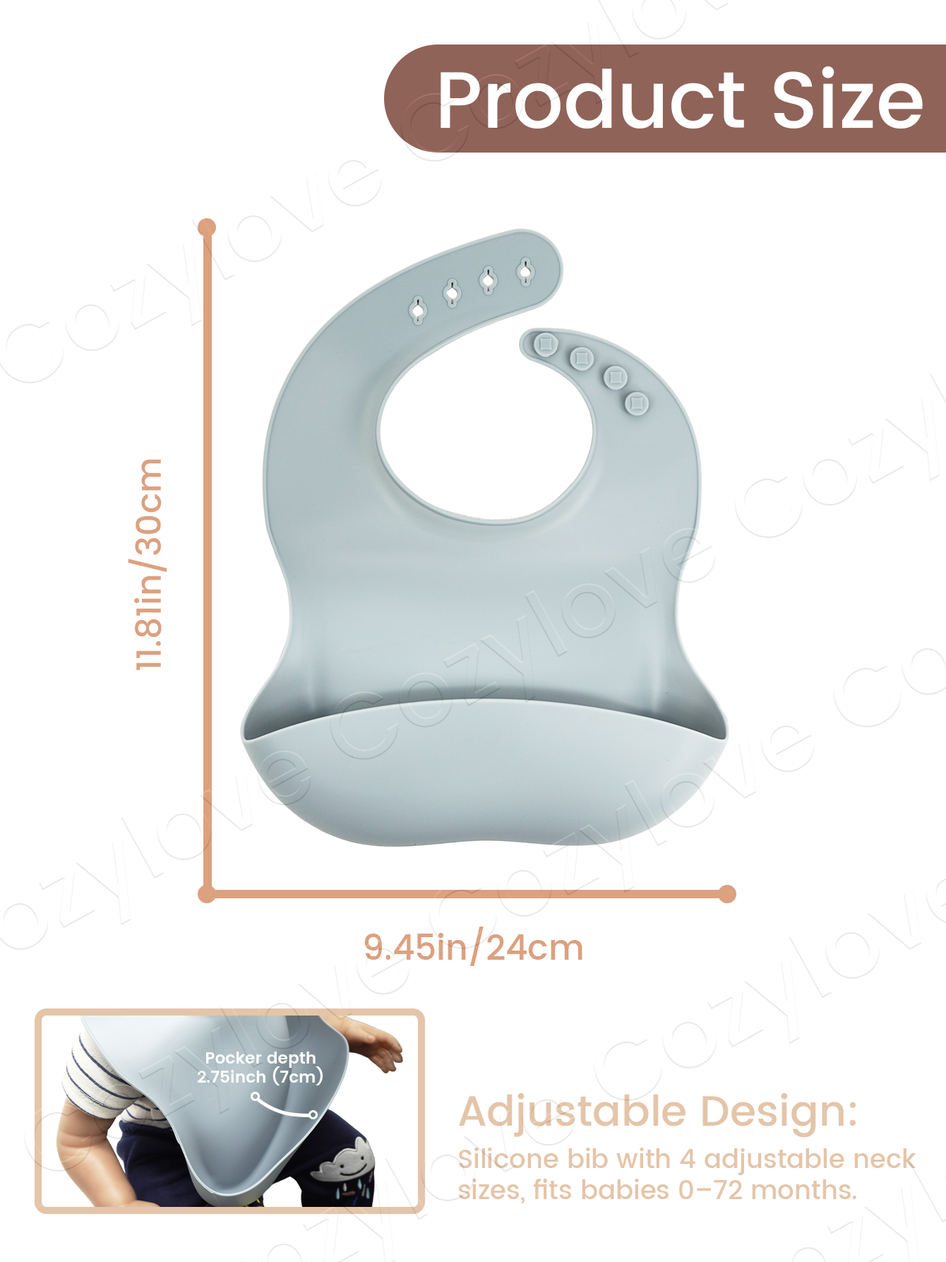 Waterproof Silicone Baby Feedi - đánh giá và giá Silicone Baby Bibs