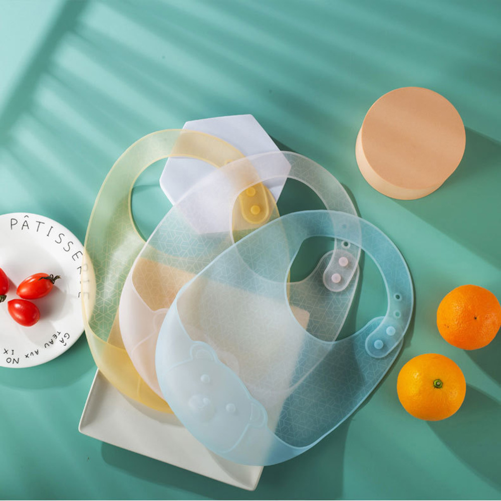 Baby eating bib, complementary - đánh giá và giá Silicone Baby Bibs