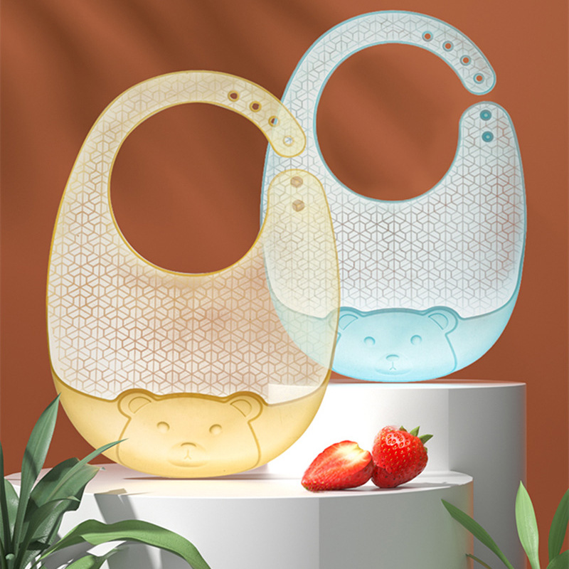 Baby eating bib, complementary - đánh giá và giá Silicone Baby Bibs