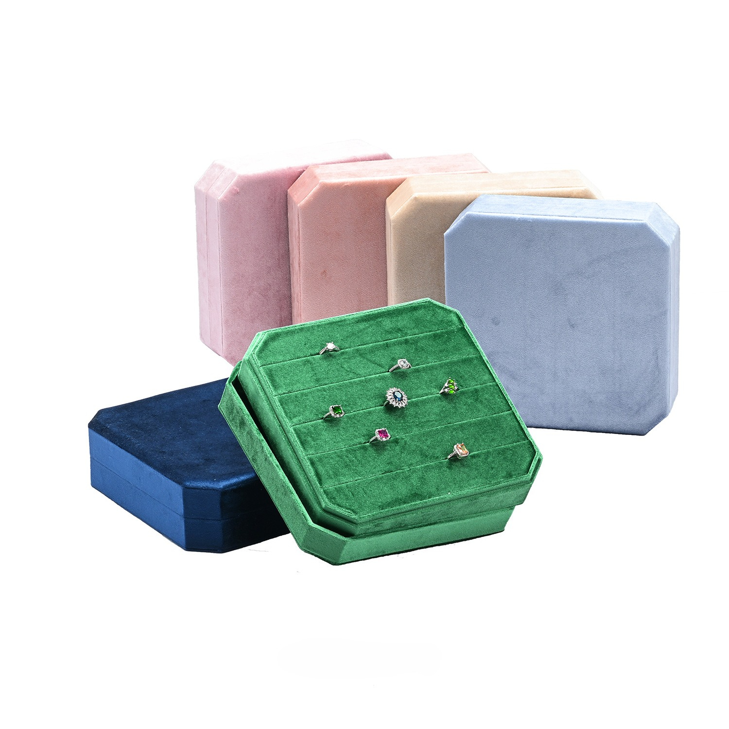 Velvet Ring Earring Organizer  - đánh giá và giá Baby Products Storage Box