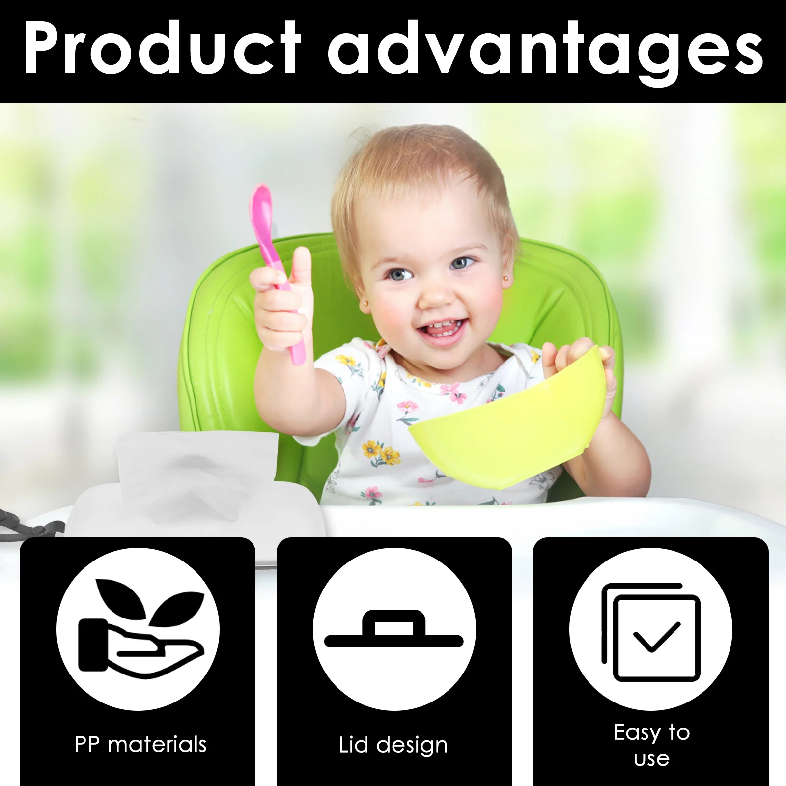 2 Pcs Wipes Dispenser Portable - đánh giá và giá Baby Products Storage Box