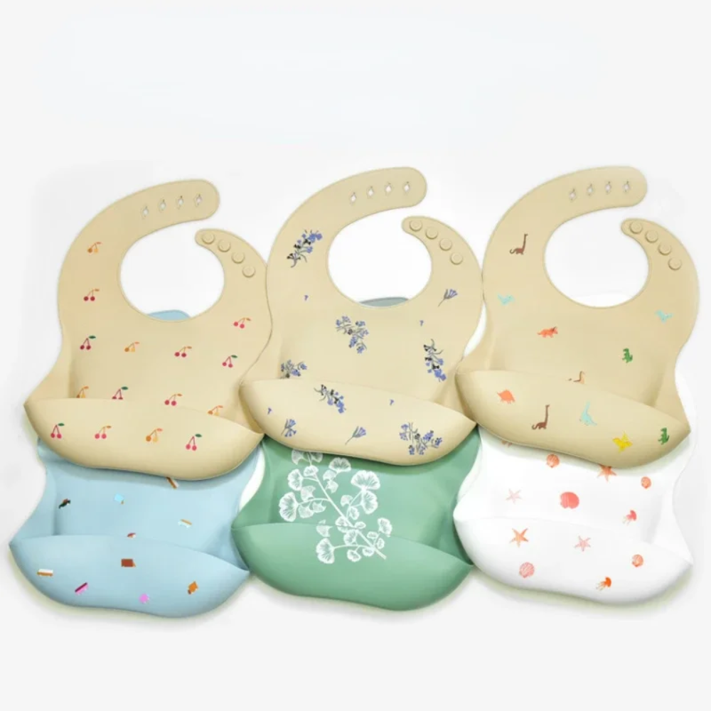 New Baby Bibs BPA Free Waterpr - đánh giá và giá Silicone Baby Bibs