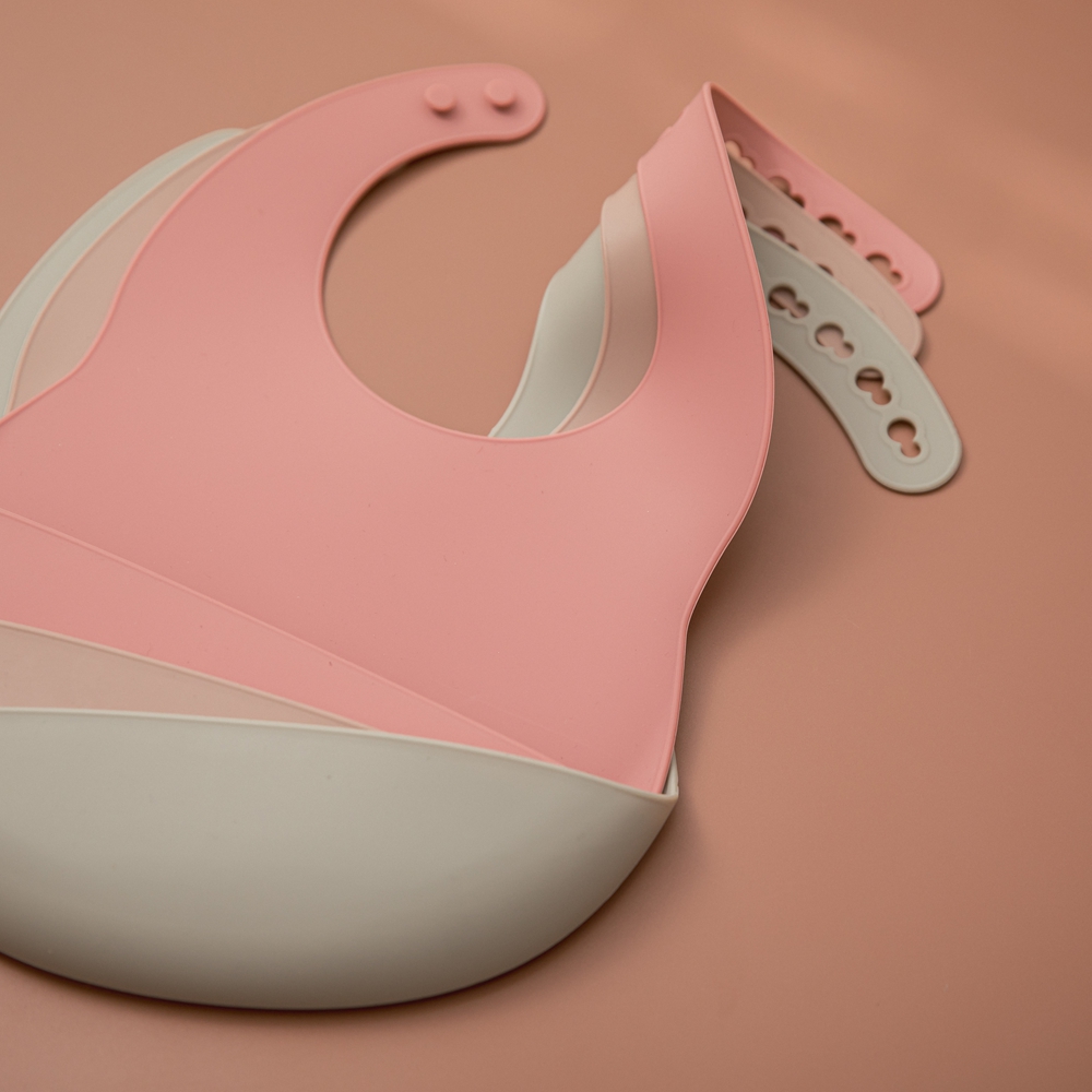 1pc Adjustable Baby Silicone B - đánh giá và giá Silicone Baby Bibs