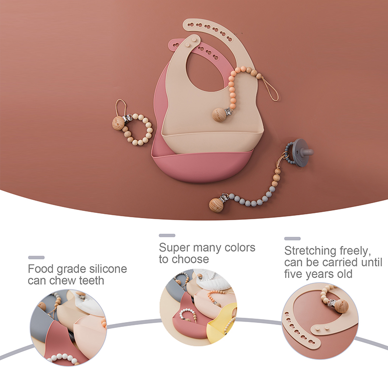 1pc Adjustable Baby Silicone B - đánh giá và giá Silicone Baby Bibs